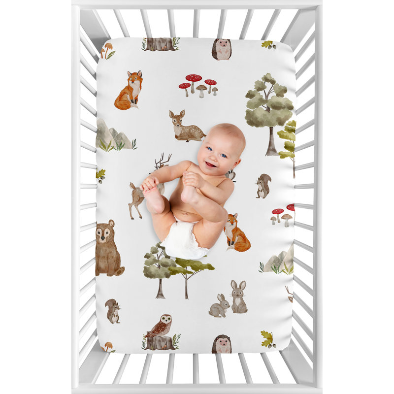 Sweet Jojo Designs Mini Fitted Crib Sheet Wayfair